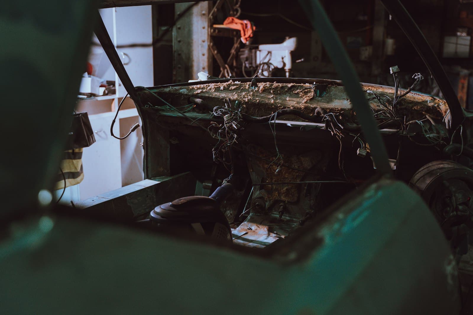 Technician working on a vehicle at our Riverside shop