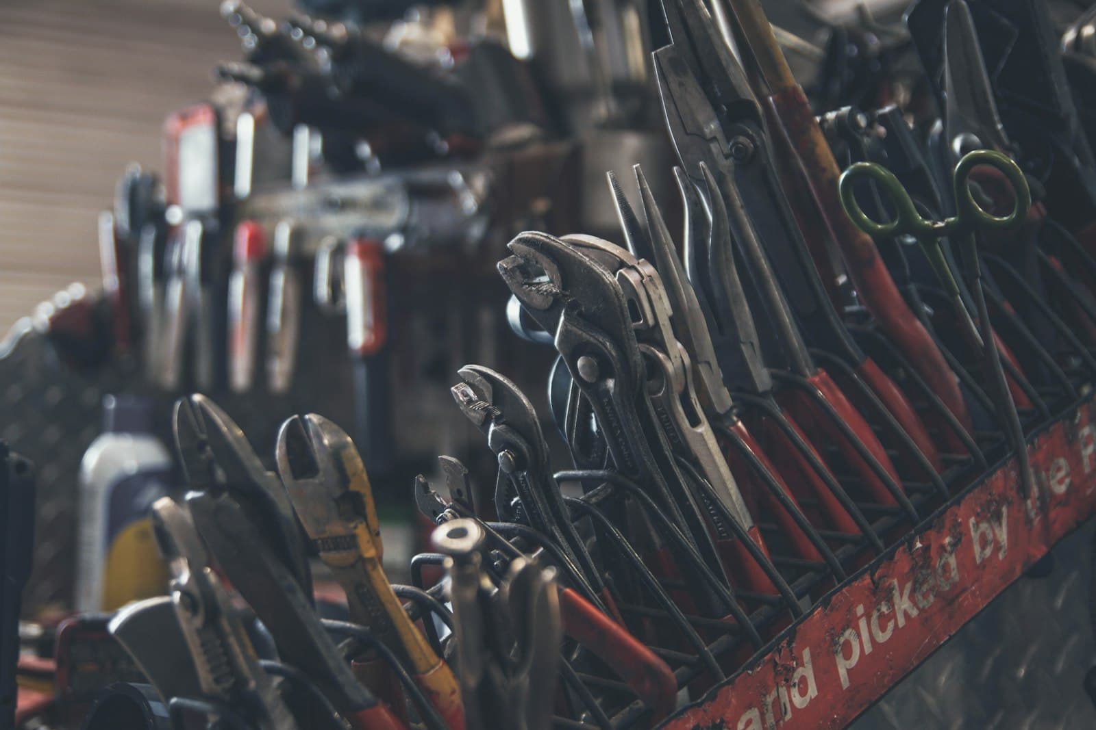 Mechanic tools in our shop